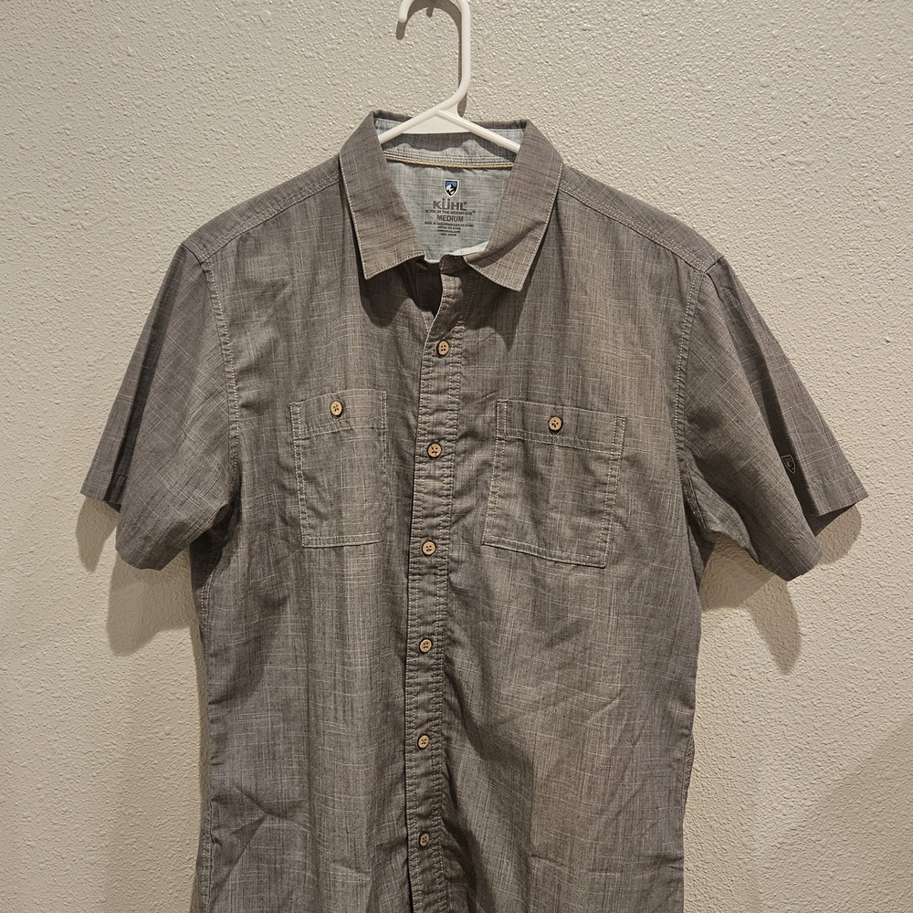 Kuhl Men's Charcoal Button Down Shirt